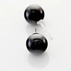 Histoire d'Or Boucles D'oreilles Puces Orbe Argent Blanc Céramique* Boucles D'Oreilles|Boucles D'Oreilles Fantaisie