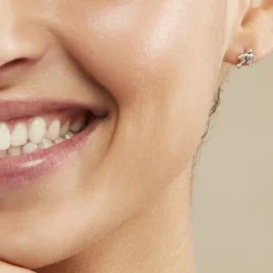 Histoire d'Or Boucles D'oreilles Puces Osie Argent Blanc* Boucles D'Oreilles|Boucles D'Oreilles Fantaisie