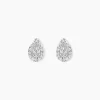 Histoire d'Or Boucles D'oreilles Puces Pear C Or Jaune Diamant* Boucles D'Oreilles|Clous D'Oreilles