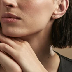 Histoire d'Or Boucles D'oreilles Puces Pepita De Zirconium or jaune oxyde