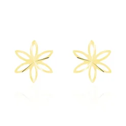 Histoire d'Or Boucles D'oreilles Puces Philine Fleur Or Jaune
