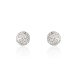 Online Histoire d'Or Boucles D'oreilles Puces Perta Argent Blanc Oxyde De Zirconium