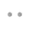 New Histoire d'Or Boucles D'oreilles Puces Platine Alden Diamants