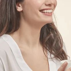 Discount Histoire d'Or Boucles D'oreilles Puces Pastille Serti Clos Or Jaune Oxyde