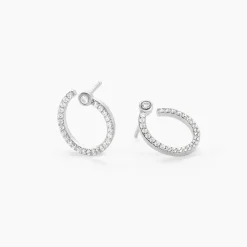 Histoire d'Or Boucles D'oreilles Puces Raffaela Argent Blanc Oxyde De Zirconium* Boucles D'Oreilles|Boucles D'Oreilles Fantaisie