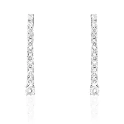 Histoire d'Or Boucles D'oreilles Puces Riviera Or Blanc Diamant* Boucles D'Oreilles|Boucles D'Oreilles Pendantes