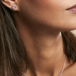 Histoire d'Or Boucles D'oreilles Puces Rio Argent Rose Oxyde* Boucles D'Oreilles|Boucles D'Oreilles Fantaisie