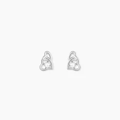 Discount Histoire d'Or Boucles D'oreilles Puces Roma Argent Blanc Oxyde De Zirconium