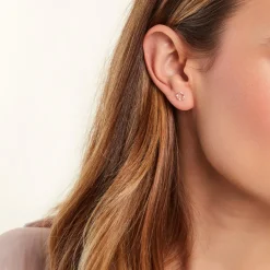 Histoire d'Or Boucles D'oreilles Puces Reed Or Jaune Oxyde De Zirconium* Boucles D'Oreilles|Clous D'Oreilles