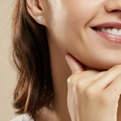 Histoire d'Or Boucles D'oreilles Puces Star Or Blanc Oxyde De Zirconium* Boucles D'Oreilles|Clous D'Oreilles