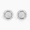 Histoire d'Or Boucles D'oreilles Puces Soleil D'hiver Or Blanc Diamant* Boucles D'Oreilles|Clous D'Oreilles