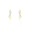 Online Histoire d'Or Boucles D'oreilles Puces Smina Or Jaune Diamant