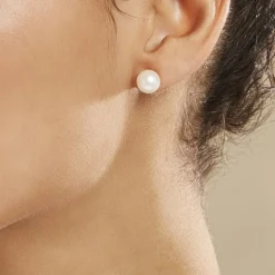 Sale Histoire d'Or Boucles D'oreilles Puces Suki Or Jaune Perle De Culture