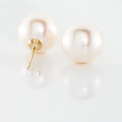Online Histoire d'Or Boucles D'oreilles Puces Suki Or Jaune Perle De Culture