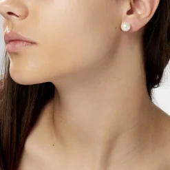 Online Histoire d'Or Boucles D'oreilles Puces Suki Or Jaune Perle De Culture