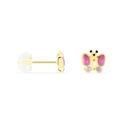 Histoire d'Or Boucles D'oreilles Puces Sienna Papillon Or Jaune* Boucles D'Oreilles|Clous D'Oreilles