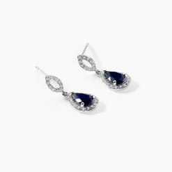 Histoire d'Or Boucles D'oreilles Puces Sissi Et Diamant* Boucles D'Oreilles|Boucles D'Oreilles Pendantes