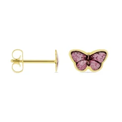 Histoire d'Or Boucles D'oreilles Puces Sulivia Papillon Or Jaune* Boucles D'Oreilles|Clous D'Oreilles