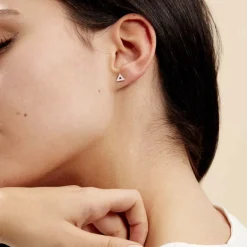 Histoire d'Or Boucles D'oreilles Puces Severine Argent Blanc* Boucles D'Oreilles|Boucles D'Oreilles Fantaisie