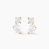 Histoire d'Or Boucles D'oreilles Puces Shiny Garden Or Jaune Oxyde De Zirconium* Boucles D'Oreilles|Clous D'Oreilles