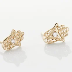 Outlet Histoire d'Or Boucles D'oreilles Puces Stijn Oxydes De Zirconium