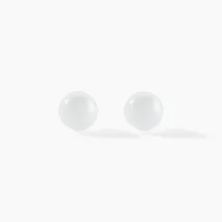 Histoire d'Or Boucles D'oreilles Puces Solene Argent Blanc Céramique* Boucles D'Oreilles|Boucles D'Oreilles Fantaisie