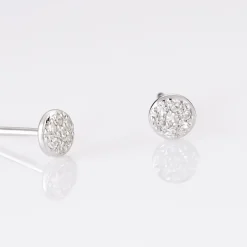 Hot Histoire d'Or Boucles D'oreilles Puces Teani or blanc diamant