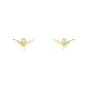 Hot Histoire d'Or Boucles D'oreilles Puces Volia Or Jaune Diamant
