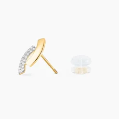 Histoire d'Or Boucles D'oreilles Puces Vero Or Jaune Oxyde De Zirconium* Boucles D'Oreilles|Clous D'Oreilles