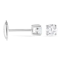 Histoire d'Or Boucles D'oreilles Puces Victoria Platine Blanc Diamant* Boucles D'Oreilles|Clous D'Oreilles