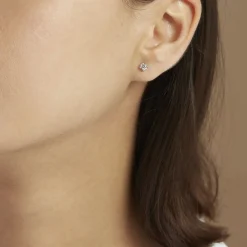 Histoire d'Or Boucles D'oreilles Puces Victoria Platine Blanc Diamant* Boucles D'Oreilles|Clous D'Oreilles