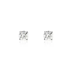 Histoire d'Or Boucles D'oreilles Puces Victoria Platine Blanc Diamant* Boucles D'Oreilles|Clous D'Oreilles