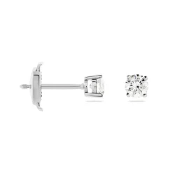 Histoire d'Or Boucles D'oreilles Puces Victoria Platine Blanc Diamant* Boucles D'Oreilles|Clous D'Oreilles