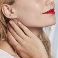 Histoire d'Or Boucles D'oreilles Puces Victoria Platine Blanc Diamant* Boucles D'Oreilles|Clous D'Oreilles