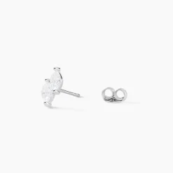 Histoire d'Or Boucles D'oreilles Puces Winter Sweetness Argent Blanc Oxyde* Boucles D'Oreilles|Boucles D'Oreilles Fantaisie