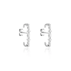 Histoire d'Or Boucles D'oreilles Puces Winter Sweetness Argent Blanc Oxyde* Boucles D'Oreilles|Boucles D'Oreilles Fantaisie