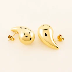 Histoire d'Or Boucles D'oreilles Puces Xenia Acier Jaune* Boucles D'Oreilles|Boucles D'Oreilles Fantaisie