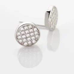 Histoire d'Or Boucles D'oreilles Puces Yesim Argent Blanc Oxyde De Zirconium* Boucles D'Oreilles|Boucles D'Oreilles Fantaisie