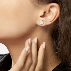 Histoire d'Or Boucles D'oreilles Puces Yesim Argent Blanc Oxyde De Zirconium* Boucles D'Oreilles|Boucles D'Oreilles Fantaisie