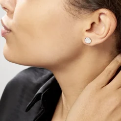 Histoire d'Or Boucles D'oreilles Puces Yesim Argent Blanc Oxyde De Zirconium* Boucles D'Oreilles|Boucles D'Oreilles Fantaisie