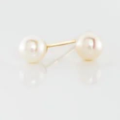 Clearance Histoire d'Or Boucles D'oreilles Suki Or Jaune Perle De Culture