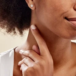 New Histoire d'Or Boucles D'oreilles Veronick Or Jaune Diamant