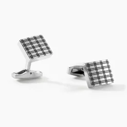 Discount JOURDAN Boutons De Manchettes Athos Acier Argenté