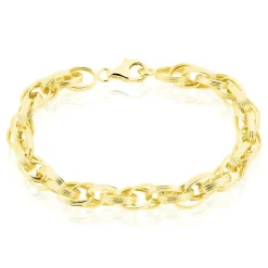 Clearance Histoire d'Or Bracelet Aaron Maille Fantaisie Or Jaune