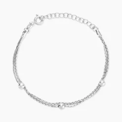 Hot Histoire d'Or Bracelet Abbie Argent Blanc