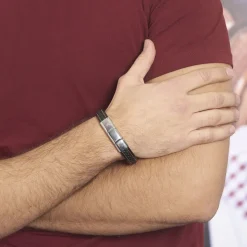 New JOURDAN Bracelet Acier Blanc