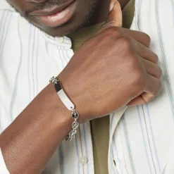 Histoire d'Or Bracelet Acier Blanc Joanano* Bijoux Personnalisés|Bracelets