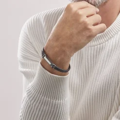 New Histoire d'Or Bracelet Acier Blanc Ludovic Oxyde De Zirconium