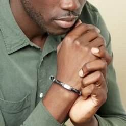 Histoire d'Or Bracelet Acier Blanc Pacome* Bracelets|Bracelets Fantaisie