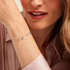 Histoire d'Or Bracelet Adiva Argent Blanc Turquoise* Bracelets|Bracelets Fantaisie